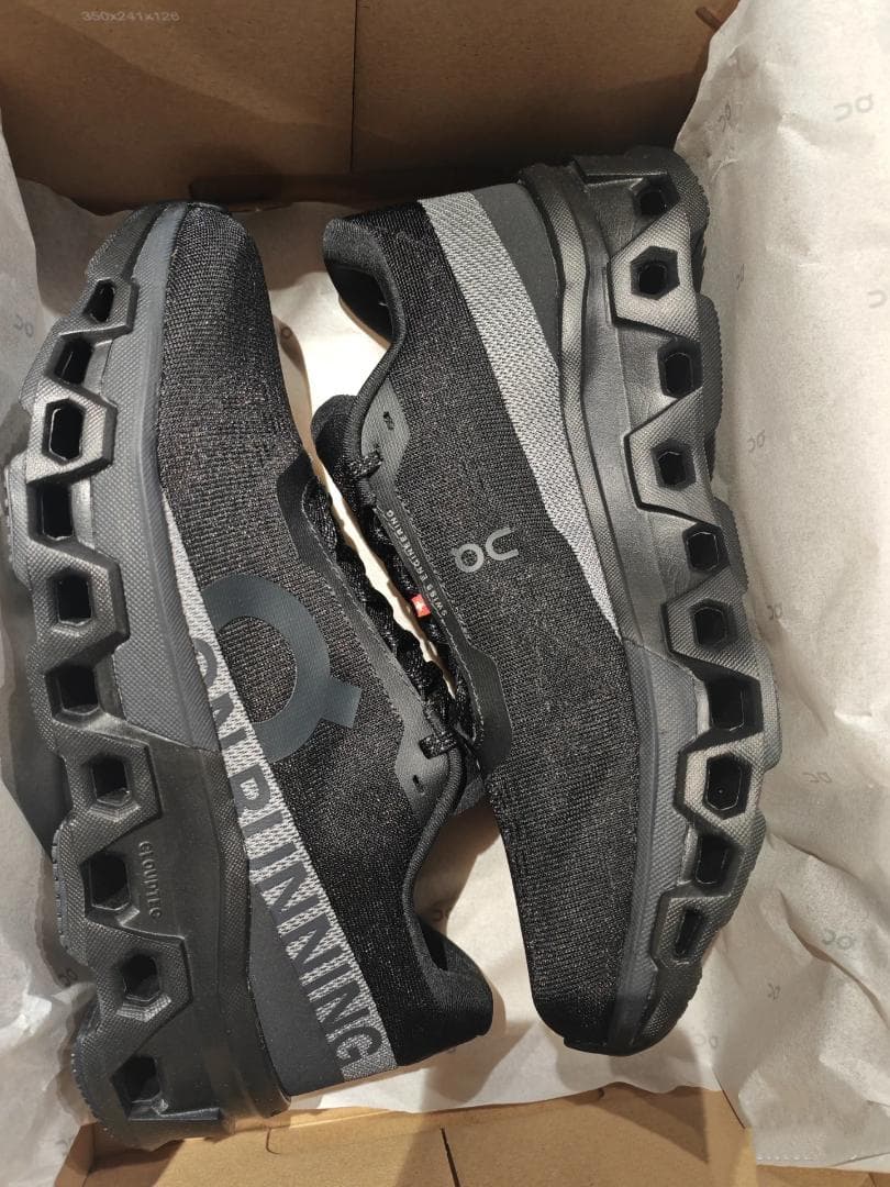 on Cloudmonster2 ×クラウドモンスター ブラック 27.5cm