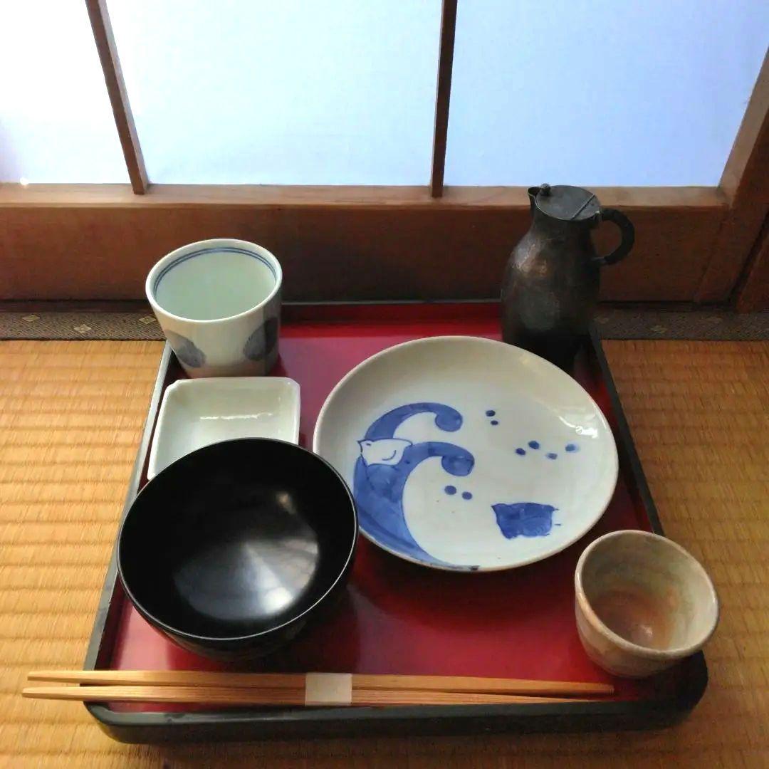 バラ売り不可【8点セット】アンティーク 骨董 京都 お膳 御膳