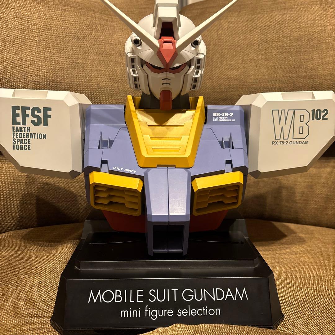 MFセレクションRX-78-2 ガンダム胸像ディスプレイケース【フィギュア付き】