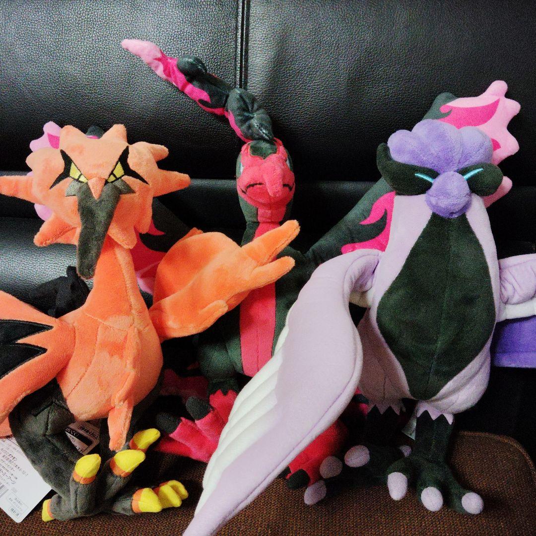 ポケモン★♥ガラル サンダー・ガラル ファイヤー・ガラルフリーザー♥★ぬいぐるみ