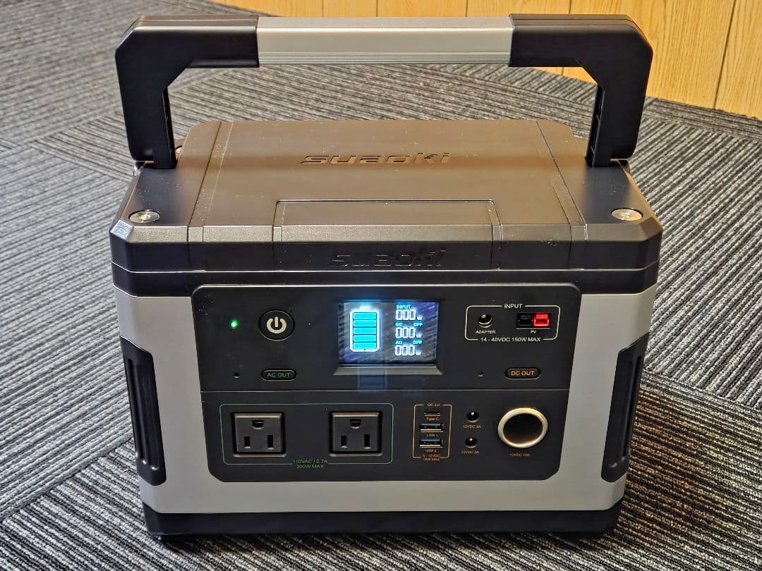 【美品】suaoki G500 ポータブル電源 500wh