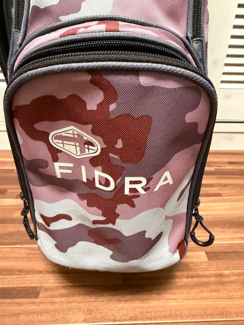 FIDRA 迷彩グレー スタンドキャディバック
