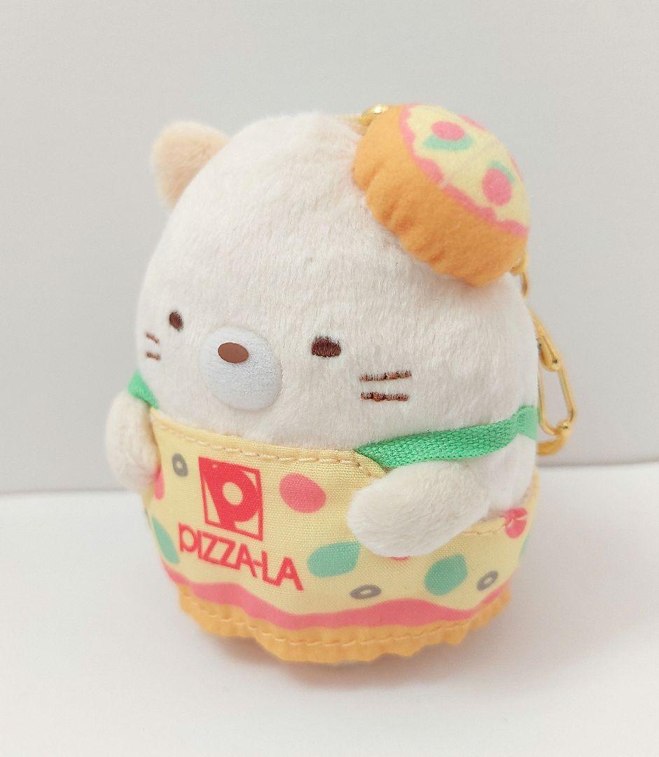 レア　希少　すみっコぐらし　PIZZA-LA　ピザーラ　マスコット　ねこ　とかげ