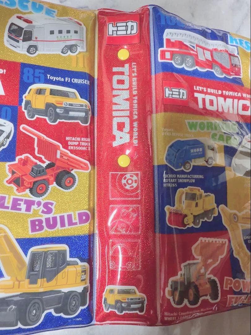 トミカ バインダー シール帳 車両イラスト入り 未使用 当時物 激レア 入手困難