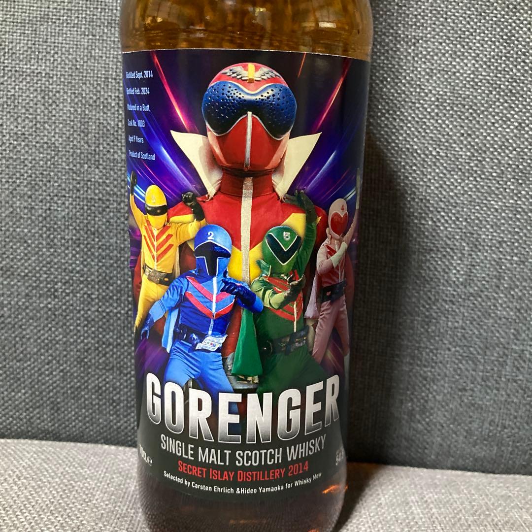 値下げ　ウイスキーミュウ　ゴレンジャーラベル　限定270本