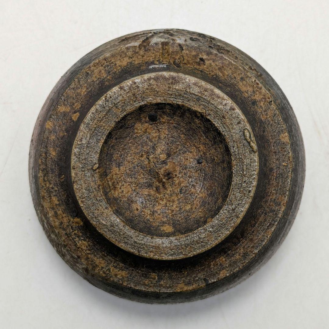 伝統工芸士 榊原芳山 虹備前ぐい呑 共箱共布栞 備前焼 酒器 酒盃 酒杯 食器