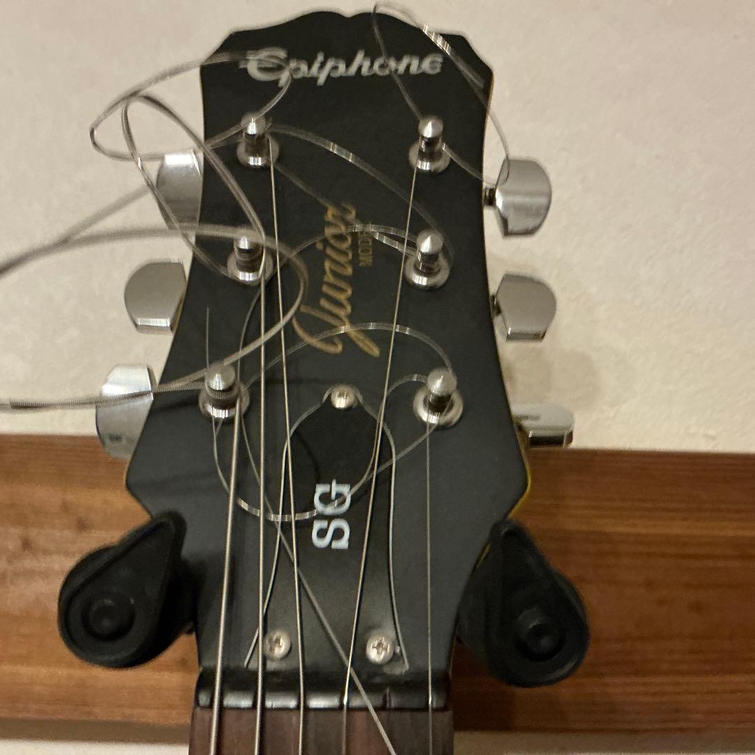 Epiphone SG Junior TVイエロー エピフォン 弦張変え対応
