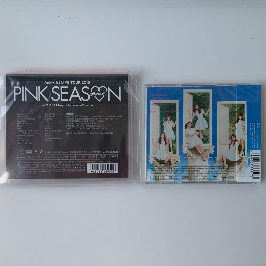 【Apinkサイン入りCD×4‪／ピンクシーズンLIVE TOUR 2015‪】