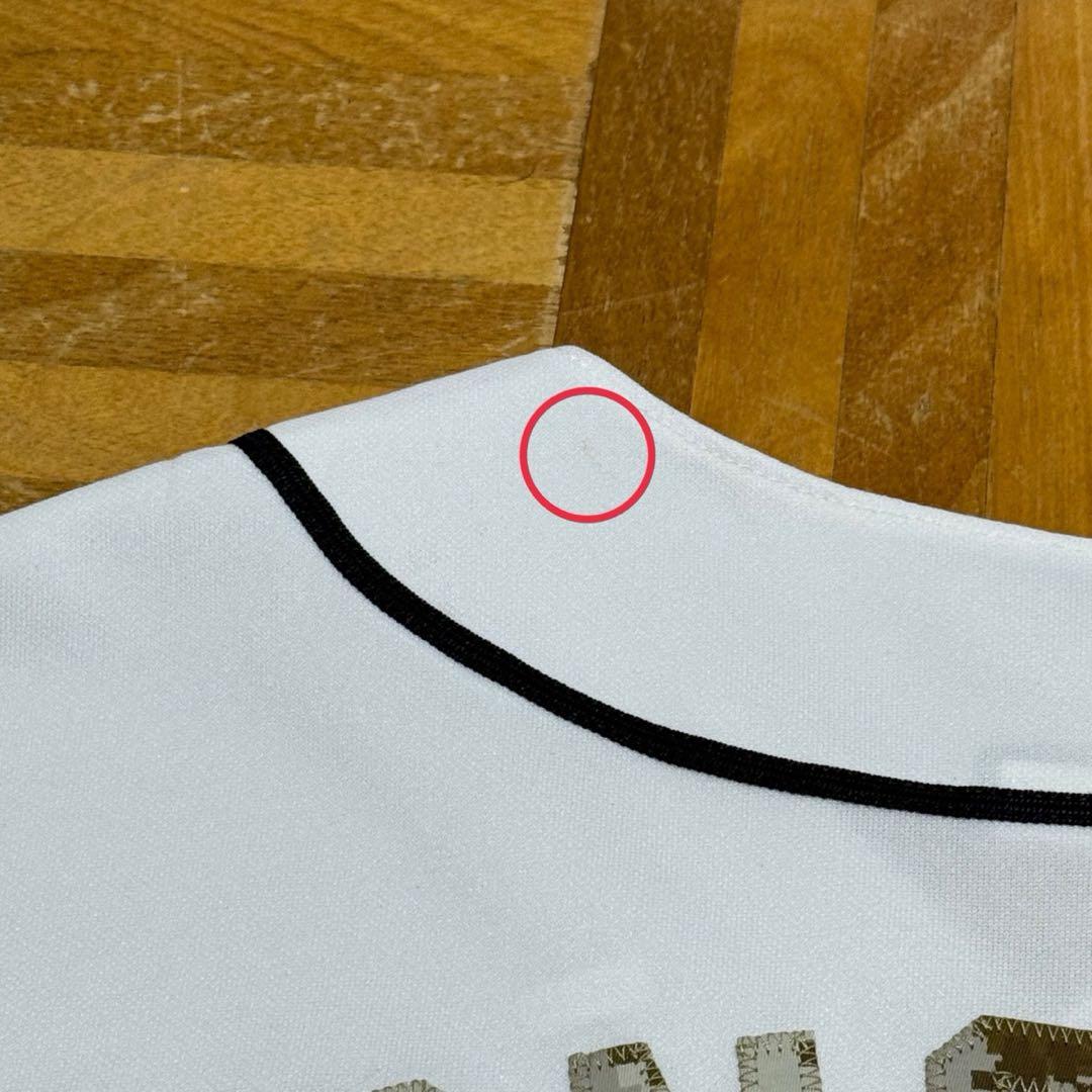 希少 USA製 MLB タンパベイレイズ カモフラ柄 ユニフォーム S102b