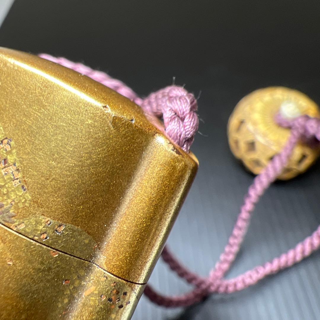 梶川作　極上蒔絵印籠　蓋無木箱付　71g 東Y7-0710⭐︎2F