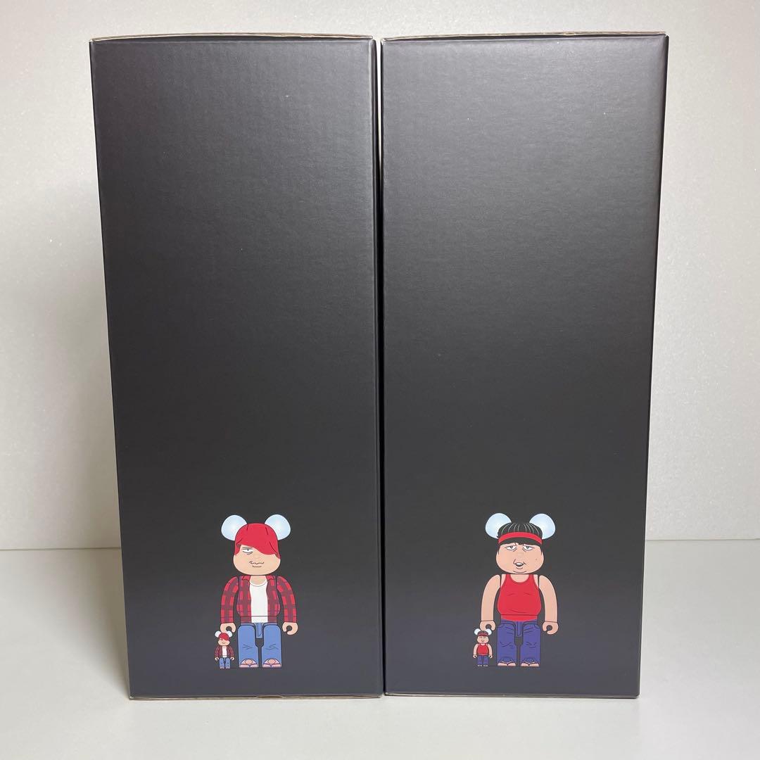 赤えんぴつ ベアブリック おーちゃん ひーとん 100% 400% バナナマン