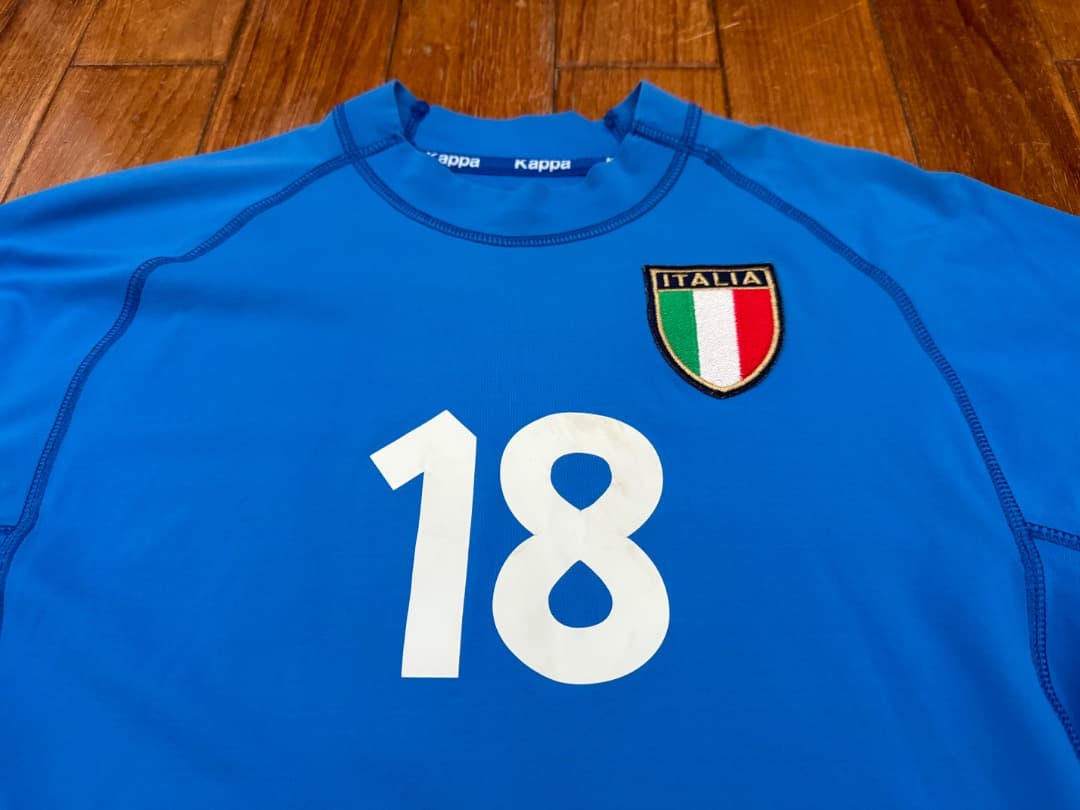 イタリア代表ユニ　ロベルト・バッジョ　Kappa カッパ　Baggio Mサイズ