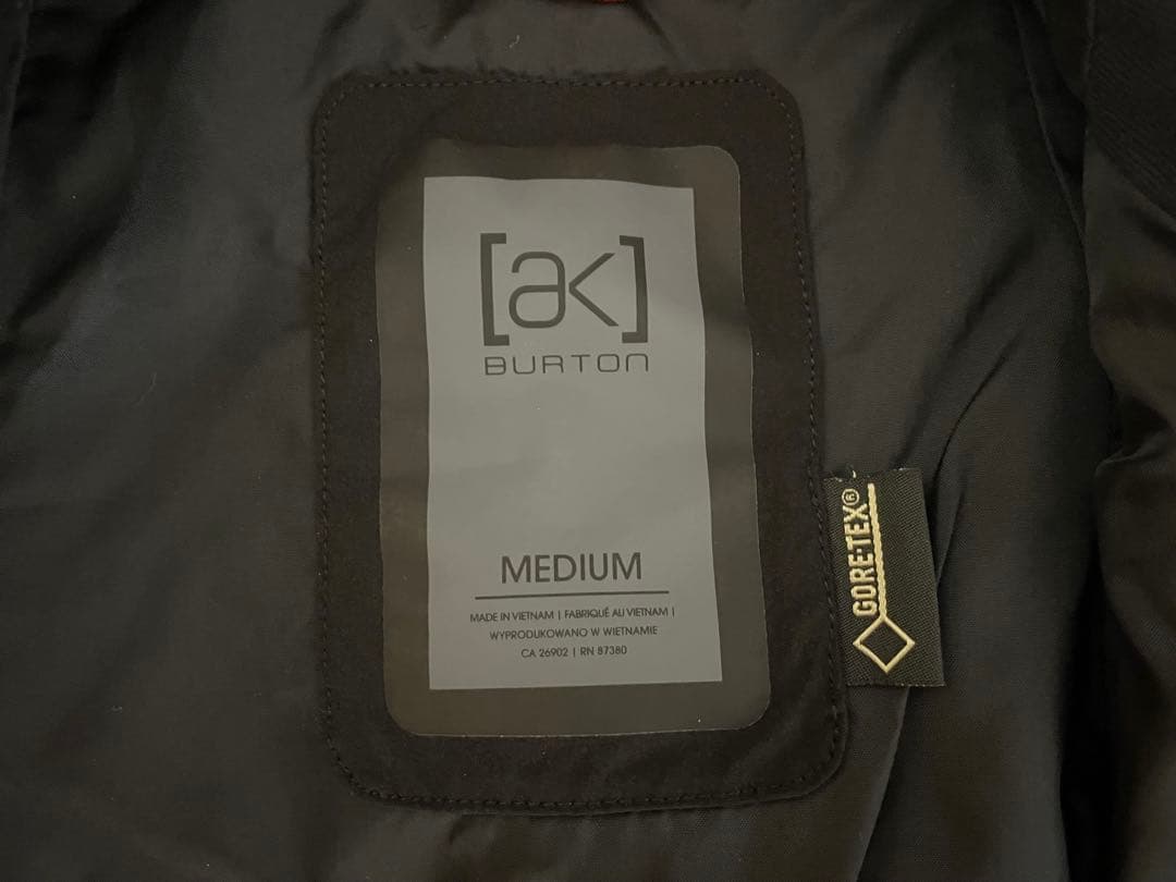 【美品】 バートン ak GORE-TEX 2L BOOM JACKET M