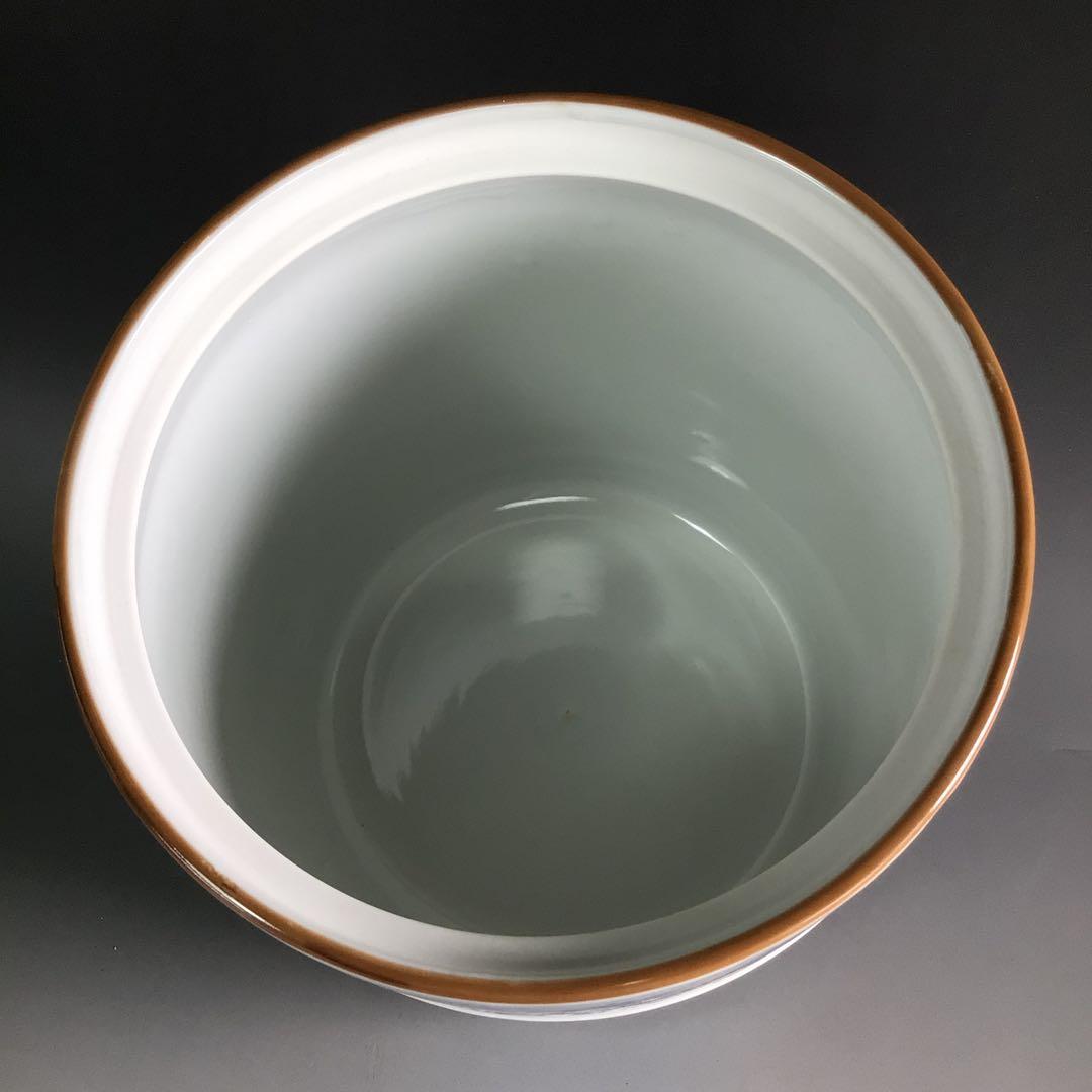 Ｒ２６２　皆具　『西尾瑞豊造』『染付金欄手皆具』　共箱　茶道具