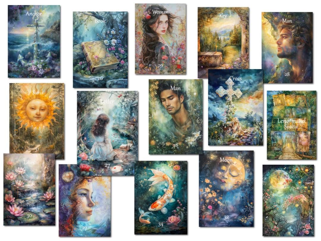 【正規品ルノルマンカード】美麗デッキ✨海外インディーズ✨自然の静寂と神秘のカード