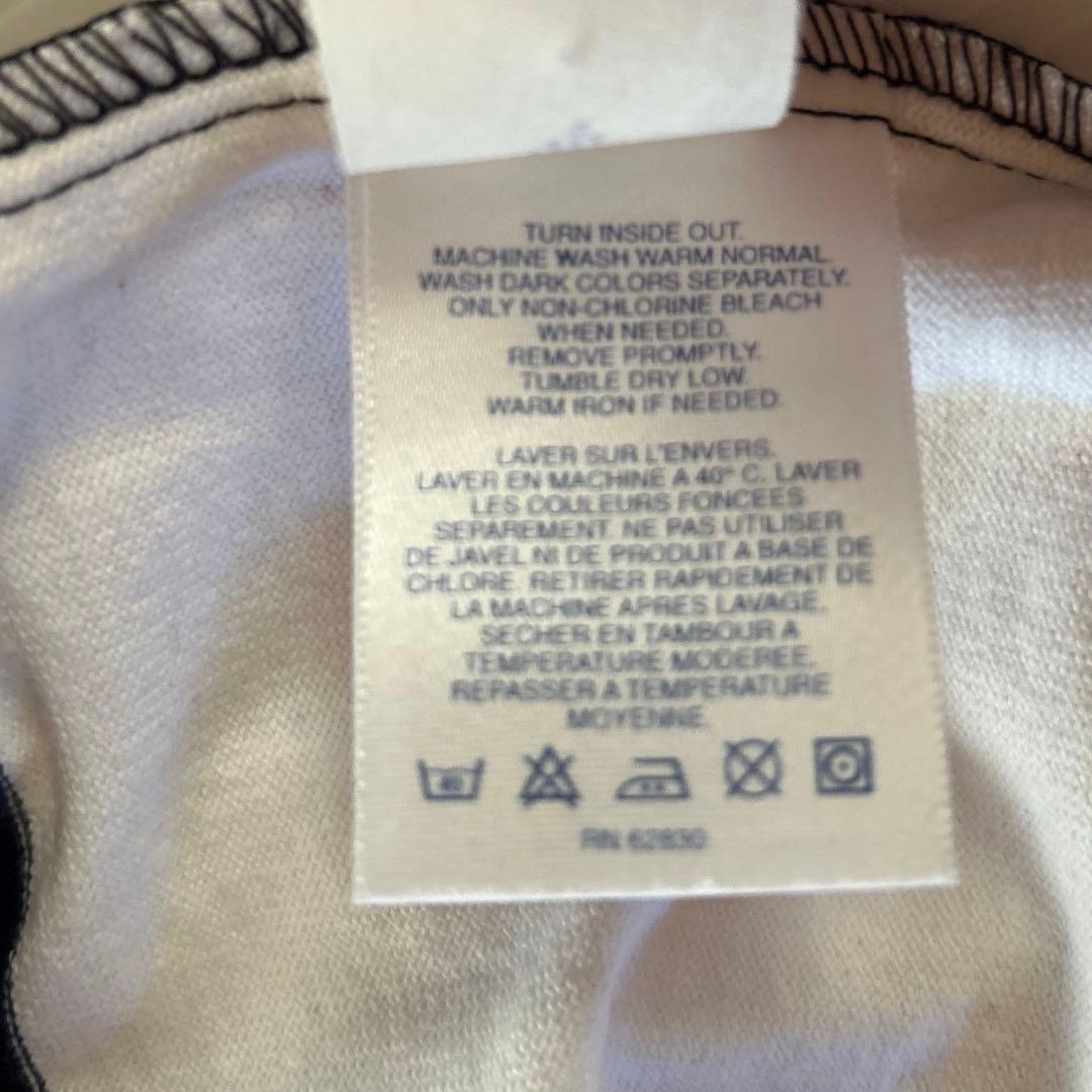 新品Lands'End ラガーシャツ M米国製レッド/ホワイト/ネイビー 新品