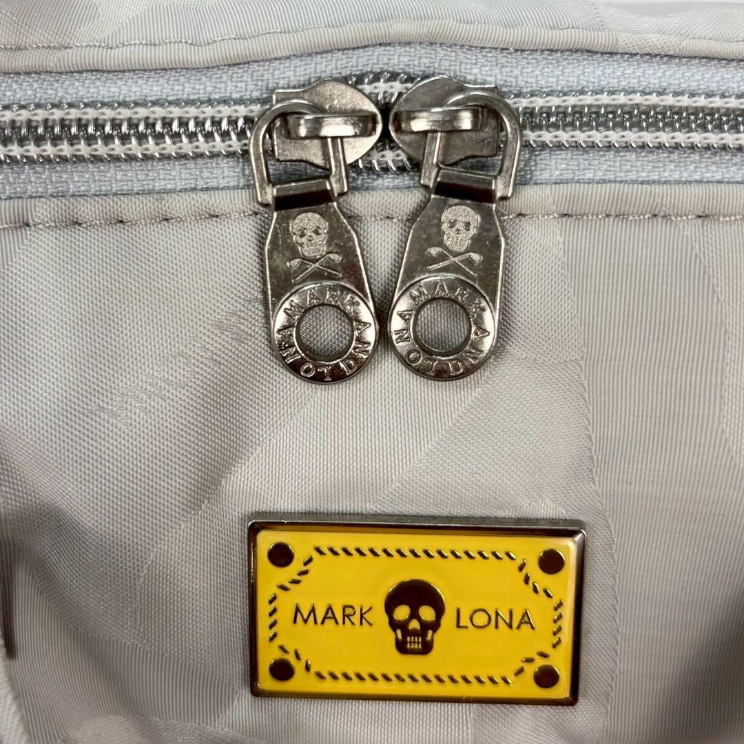 MARK&LONA カートバッグ カモフラ メタルプレート ミニボストン