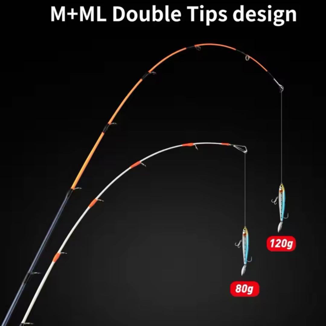 タイラバ　タコ釣り　1.65m 2WAYロッド&デジタルカウンター付ベイトリール