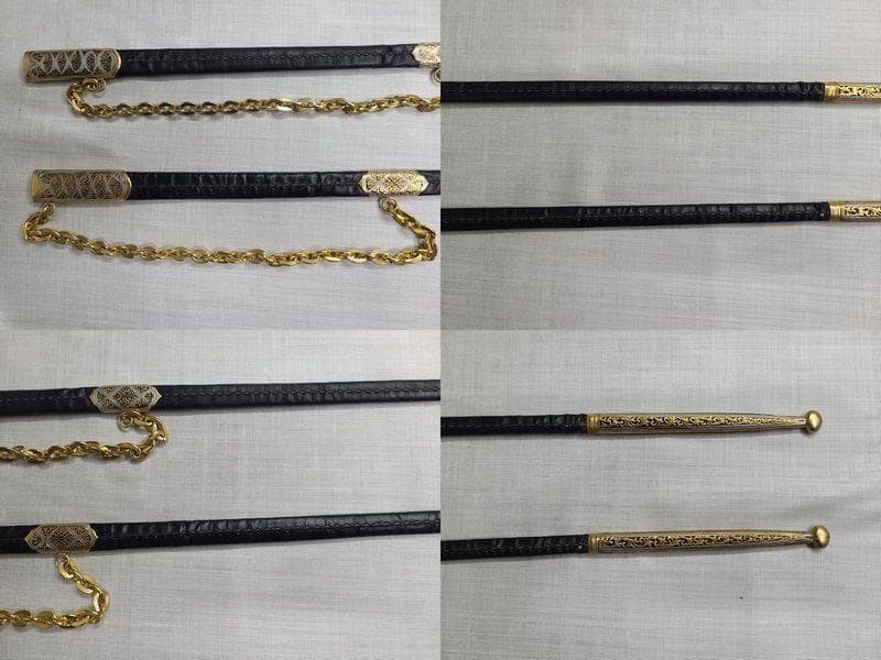 スペイン製 2本セット 模造刀 サーベル 骨董 アンティーク コレクション