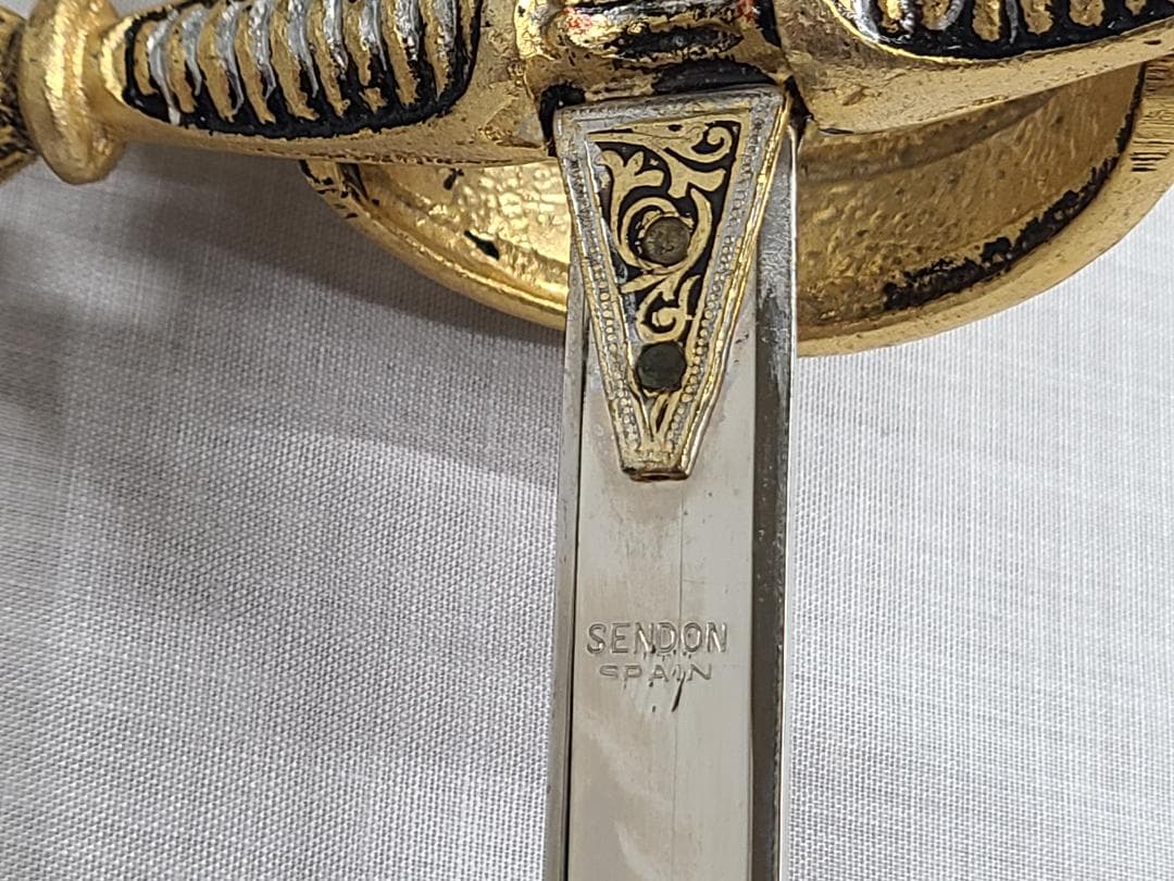 スペイン製 2本セット 模造刀 サーベル 骨董 アンティーク コレクション