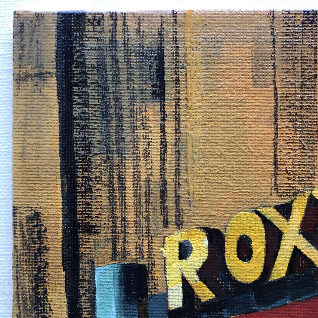 油彩『Slumbering Silver Screen』(眠る銀幕)