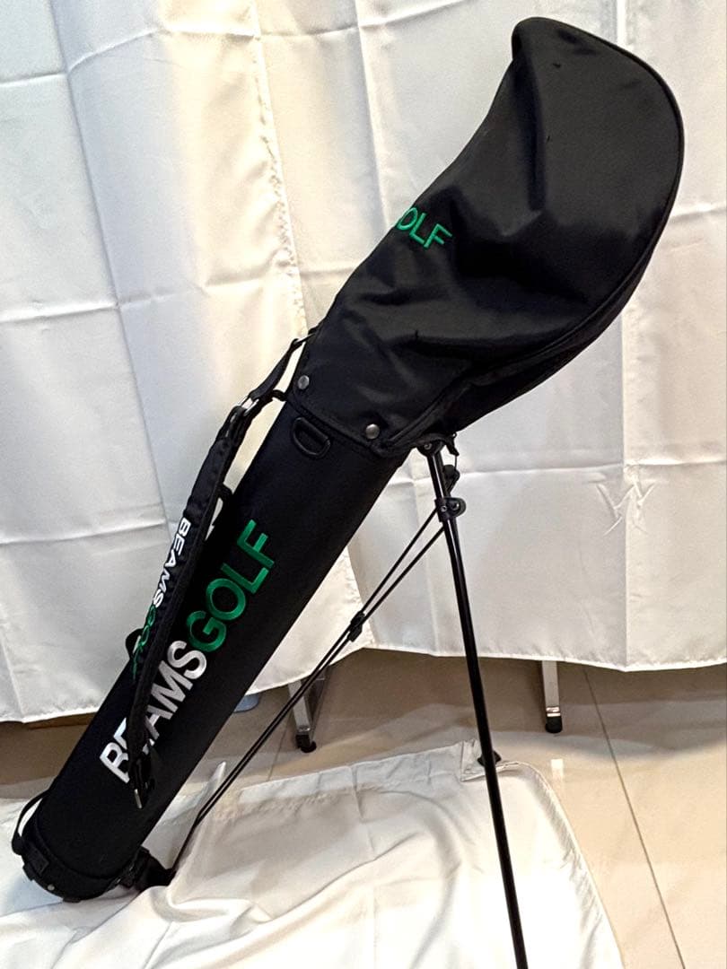 BEAMS GOLF スタンド付き キャディバッグ ブラック クラブケース