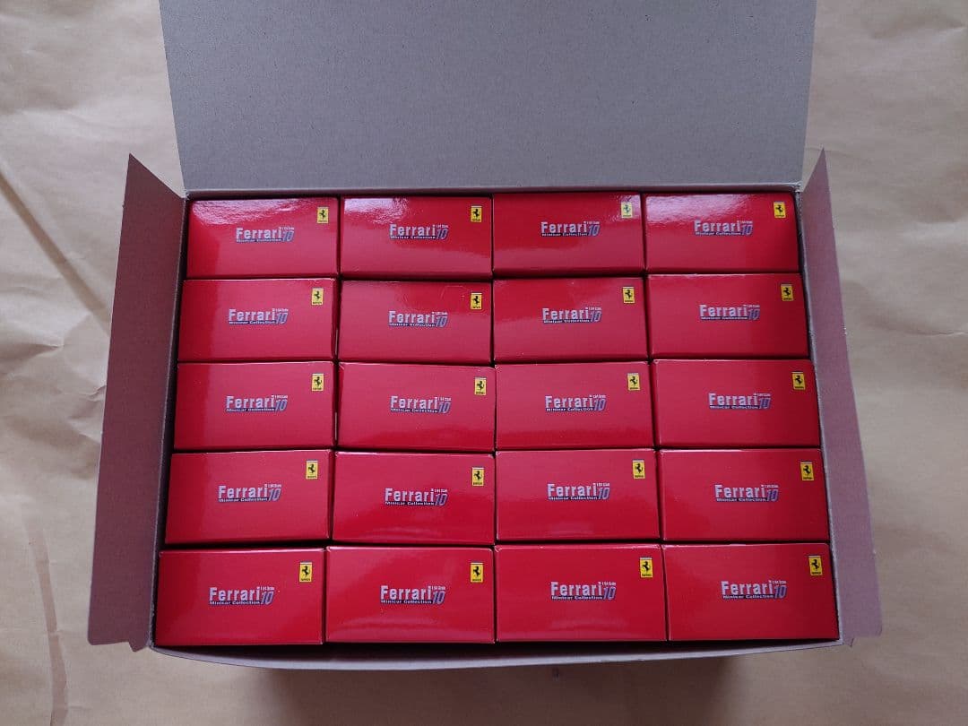 京商1/64フェラーリミニカーシリーズ10新品未組立8種20台