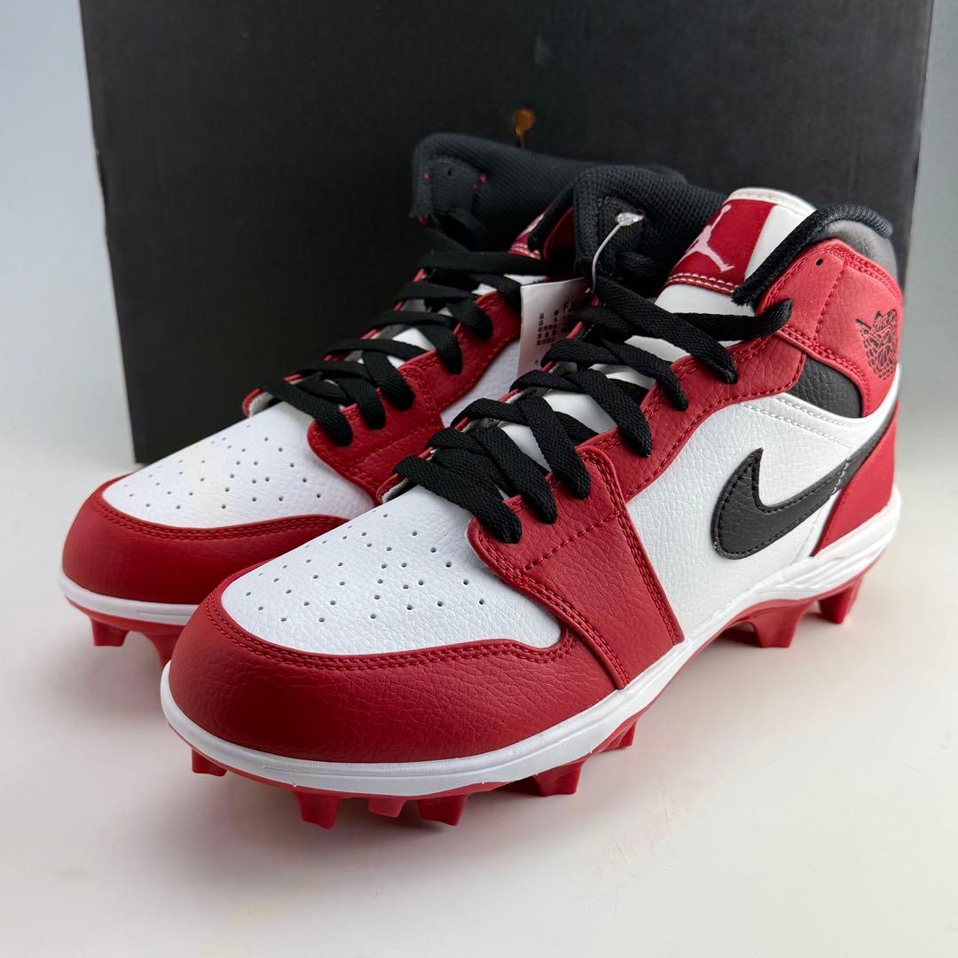 30cm ナイキ エアジョーダン1 ミッド クリート \"シカゴカラー”