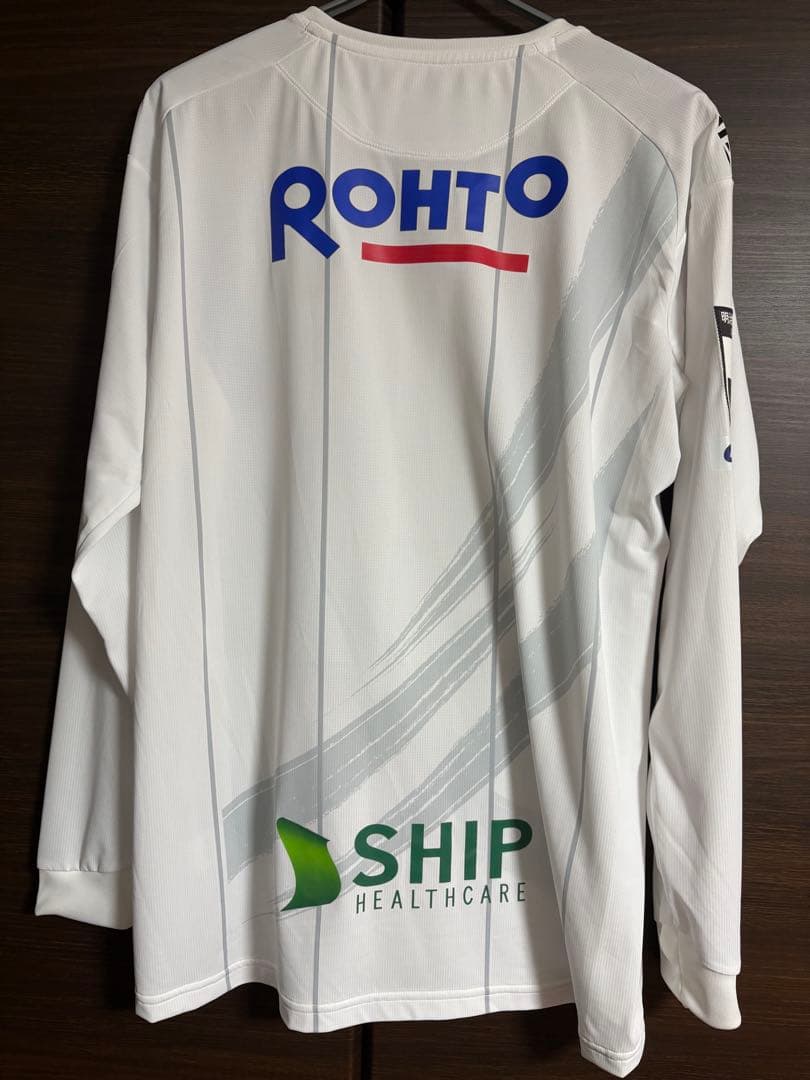 ガンバ大阪　遠藤コーチサイン入りオーセンテック長袖ユニホーム　XO