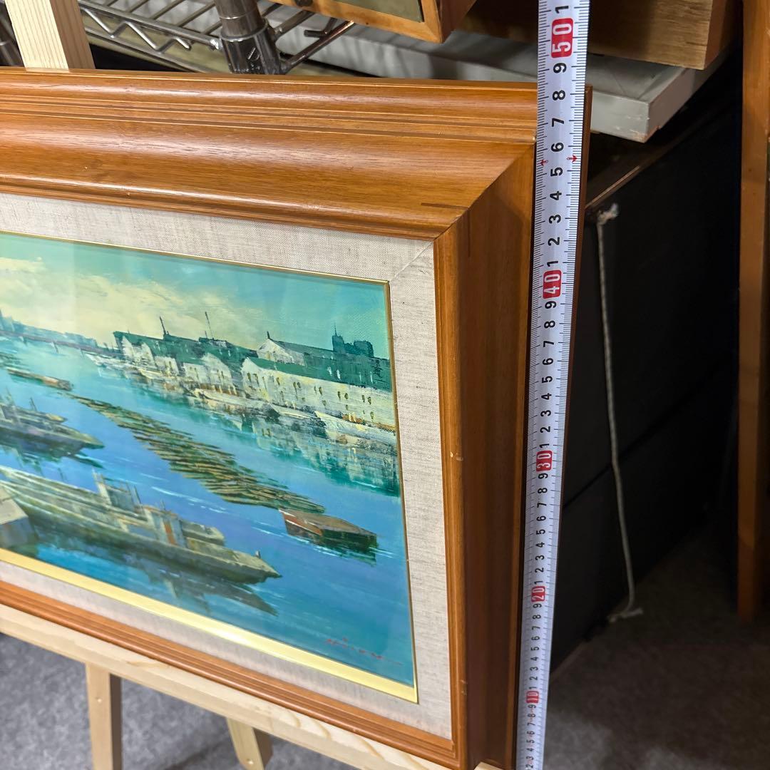 絵画　額縁　油彩画　F6 広瀬和之