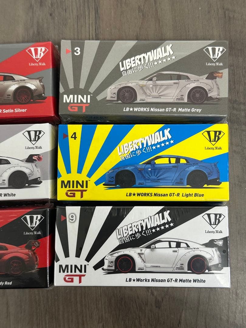 LB★Works Nissan GT-R ミニカーセット