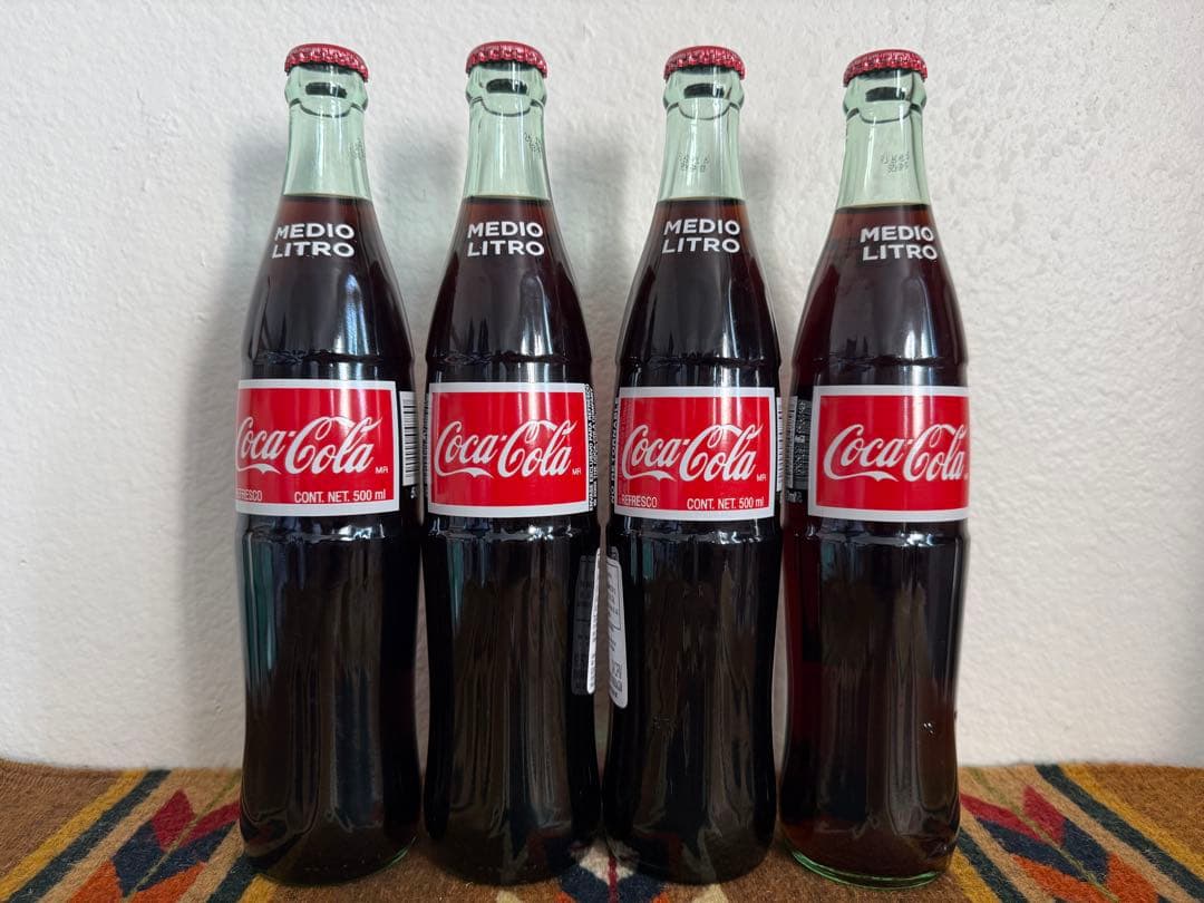メキシカン　コカコーラ 500ml×4本セット　ガラス瓶　お得