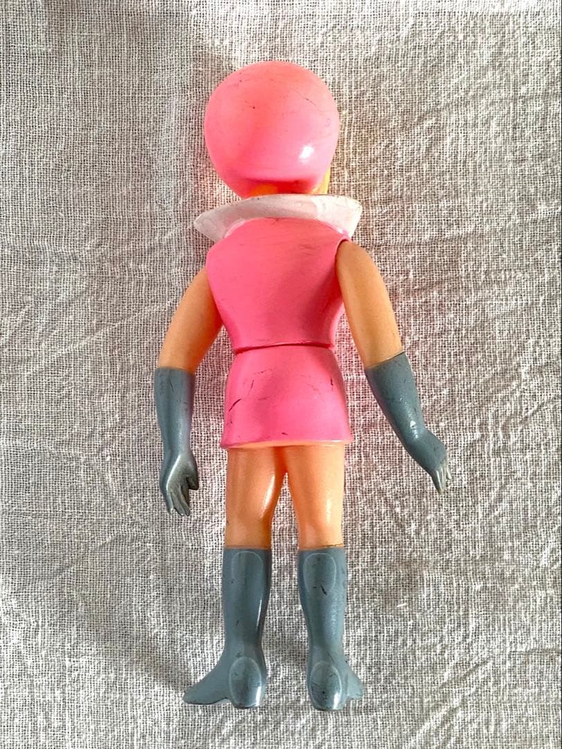 新造人間キャシャーン★上月ルナ ソフビ当時物 ★ブルマァク タツノコプロ