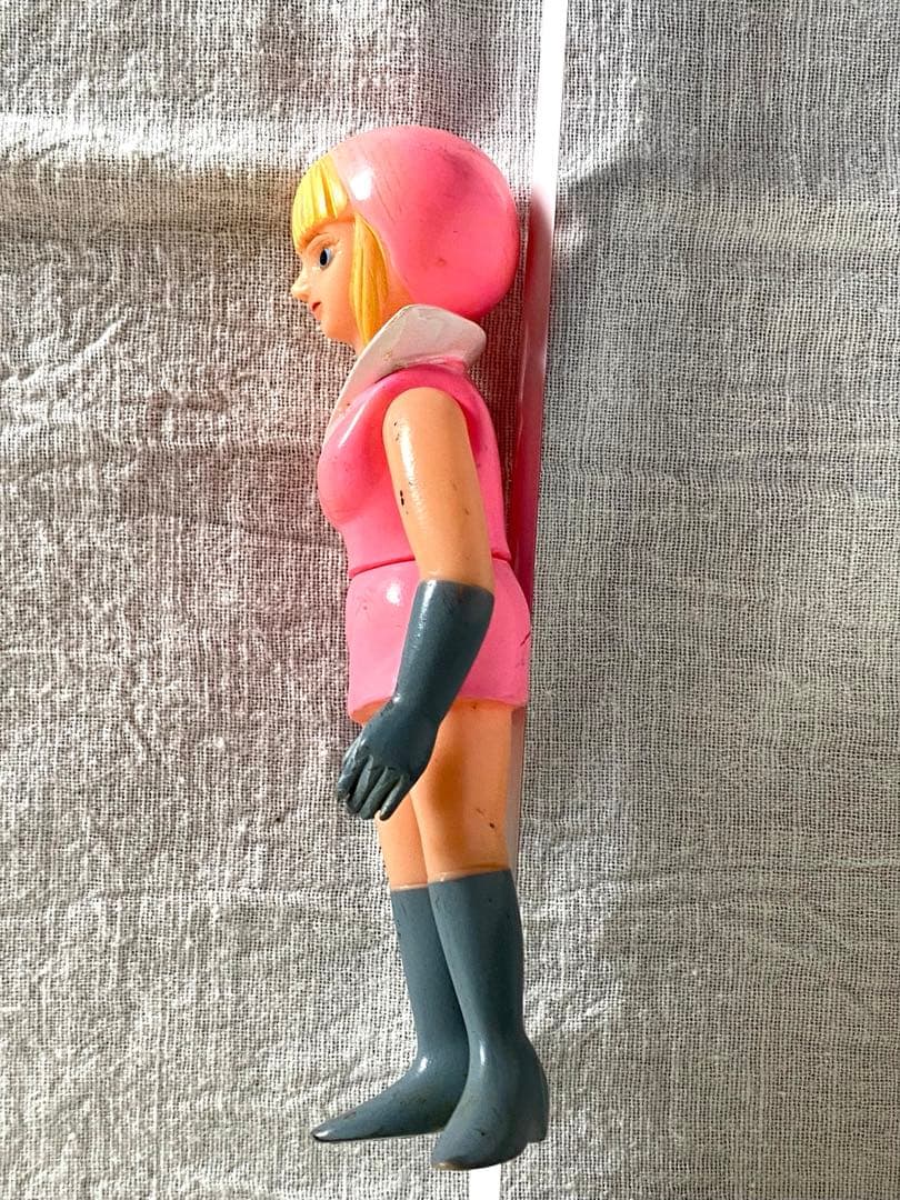 新造人間キャシャーン★上月ルナ ソフビ当時物 ★ブルマァク タツノコプロ