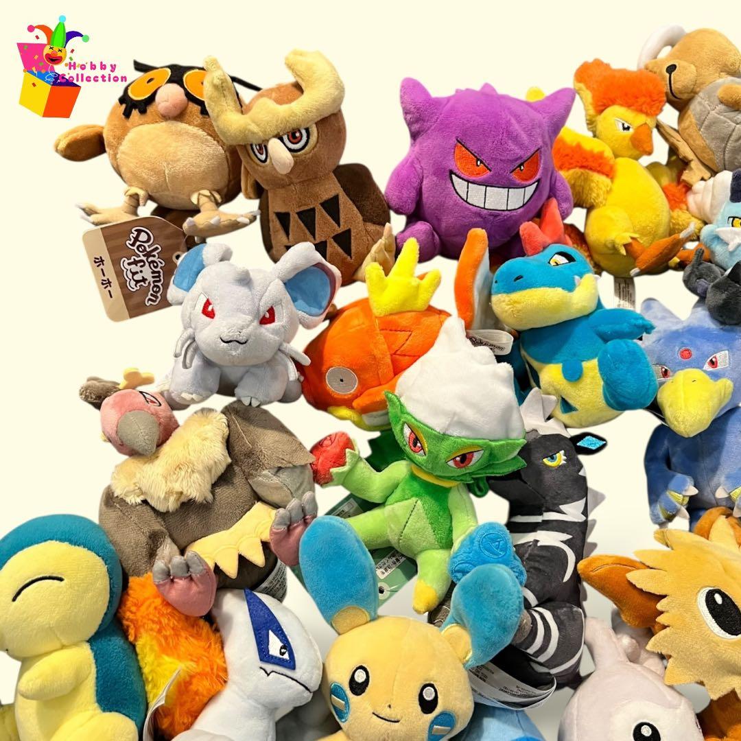 ポケモンfit　32体まとめ売り　ぬいぐるみ　タグ付きあり　初期〜アローラ地方