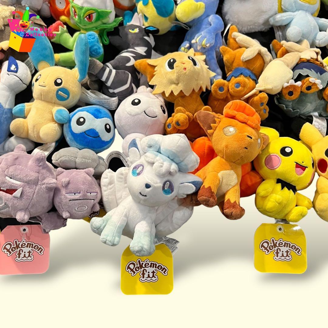 ポケモンfit　32体まとめ売り　ぬいぐるみ　タグ付きあり　初期〜アローラ地方