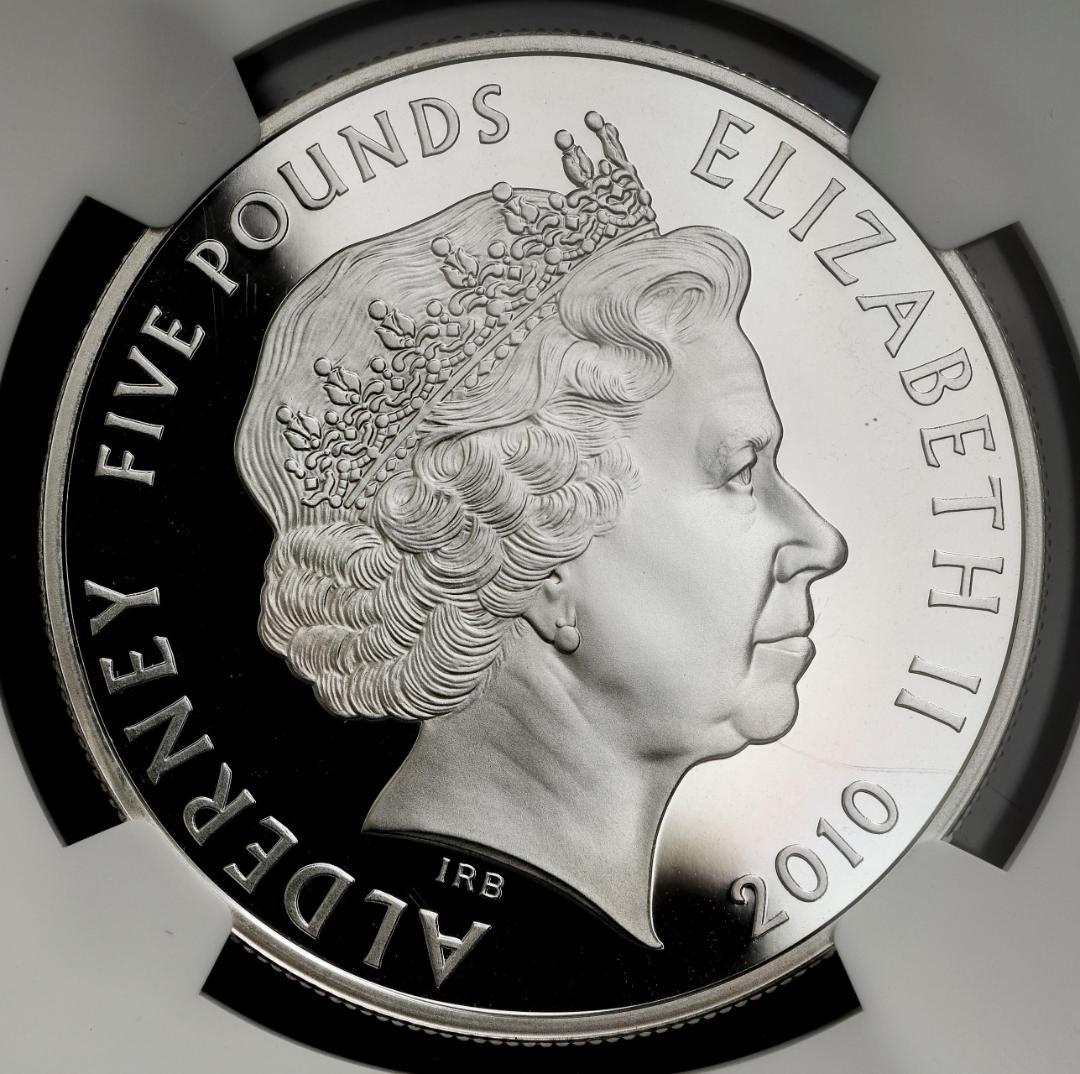 準最高鑑定　NGC-PF69　2010 オルダニー ウィリアム王子 婚約　箱付