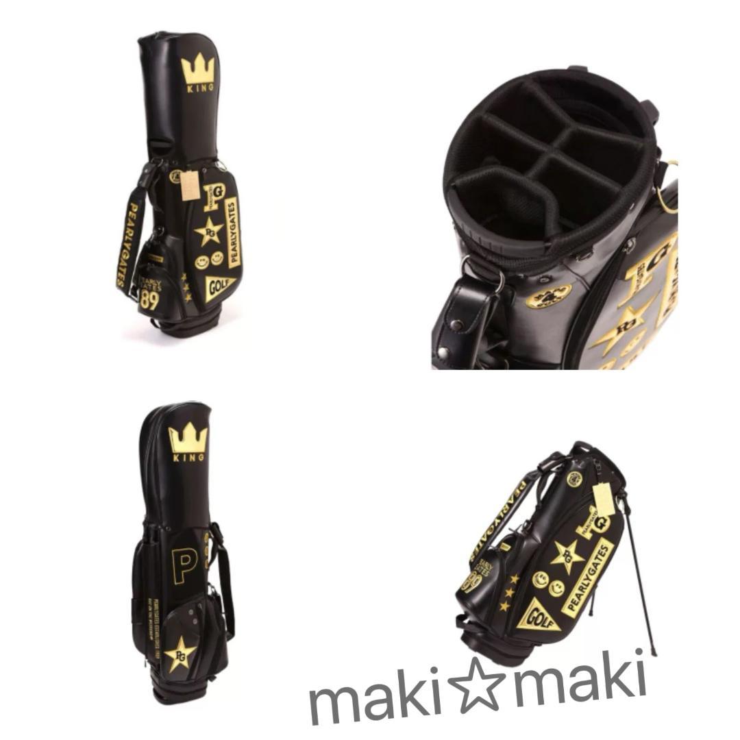 【未新品】PEARLY GATES キャディバッグ ブラック/ゴールド