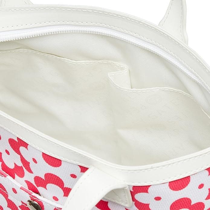 定価2.8万 パーリーゲイツ ユニセックス カートバッグ フラワー幾何学柄 M