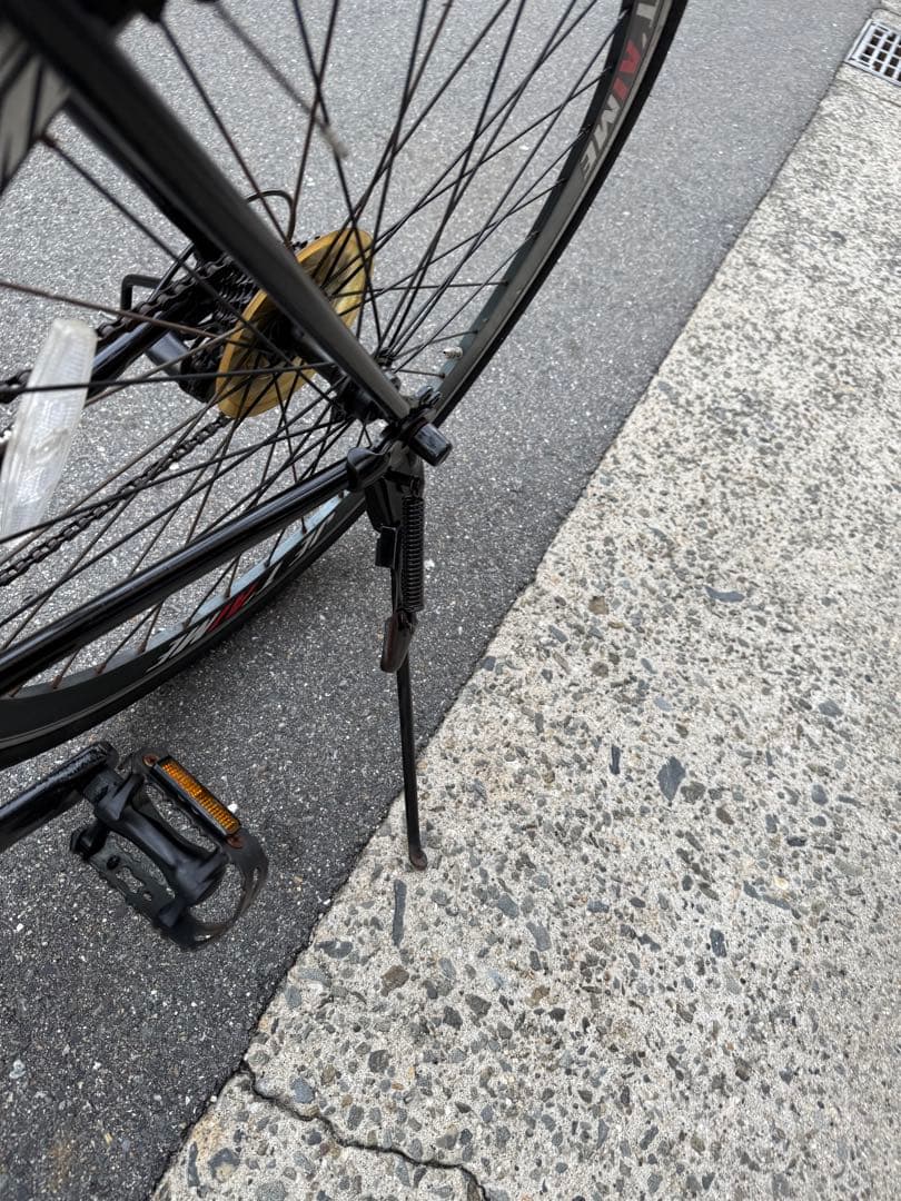 97 自転車 大阪市 【引取り限定】 28インチ 変速付き ロードバイク