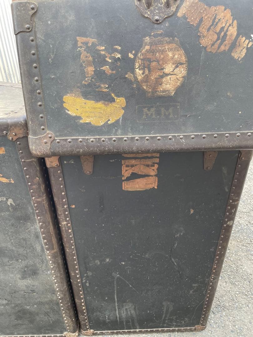 USアンティーク渡航トランク