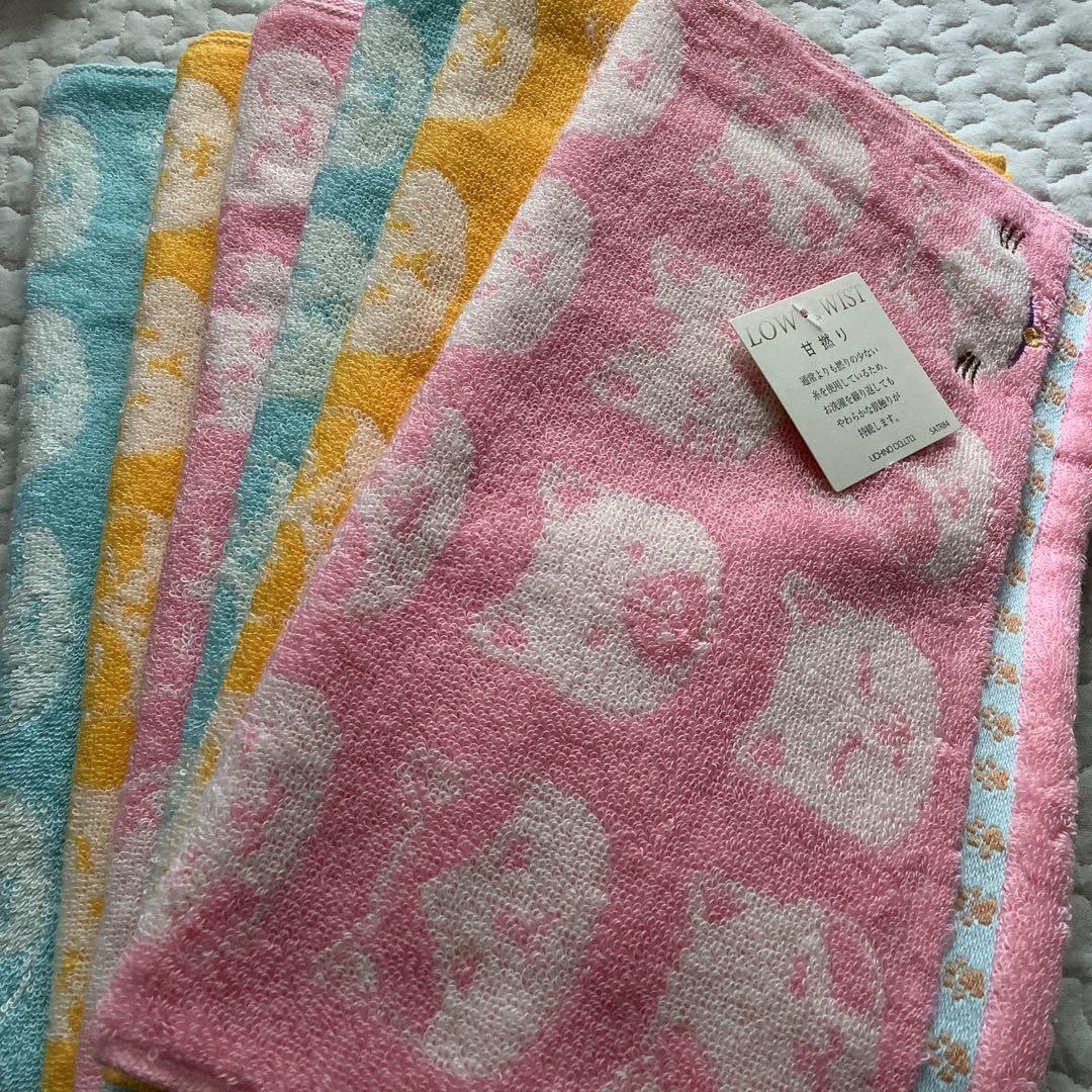 UCHINO 甘撚り バスタオル フェイスタオル まとめ売り 猫 ふわふわ