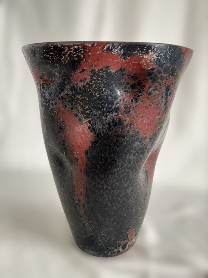 岩田藤七(1893~1980)「ガラス花器」富士山春1961年