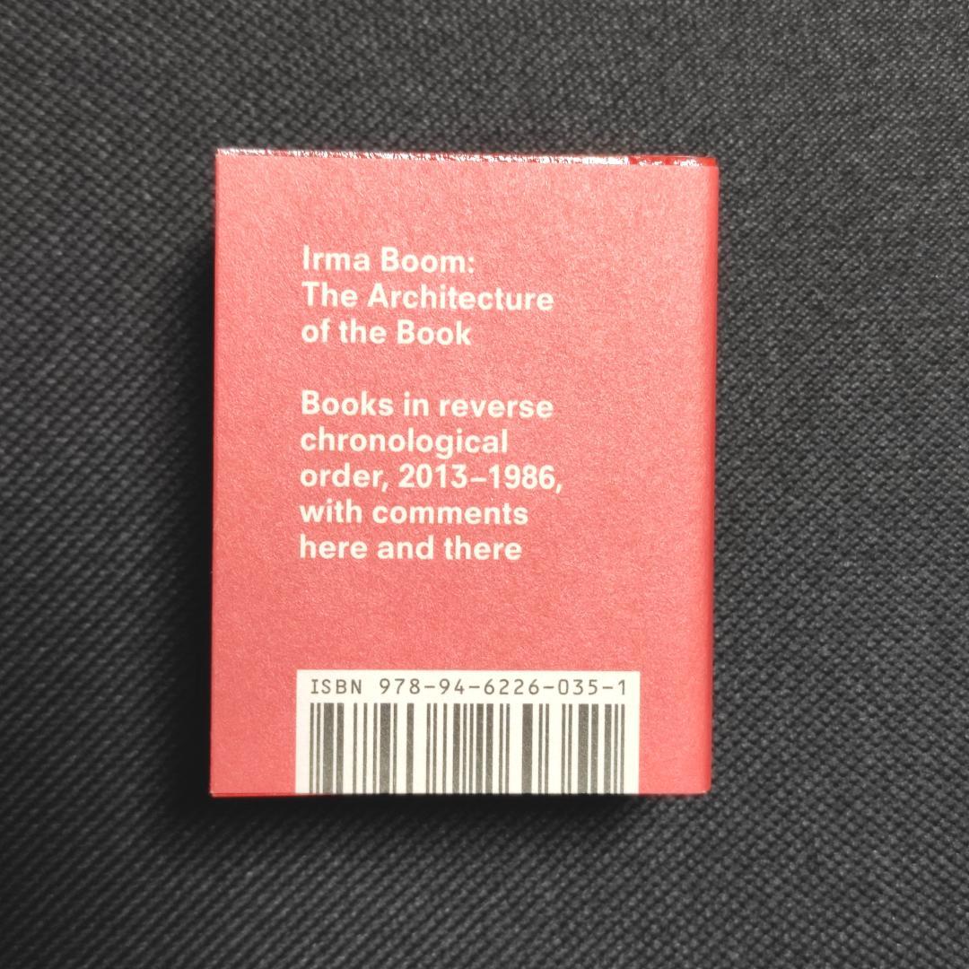 アート・デザイン・音楽 Irma Boom The Architecture of the Book