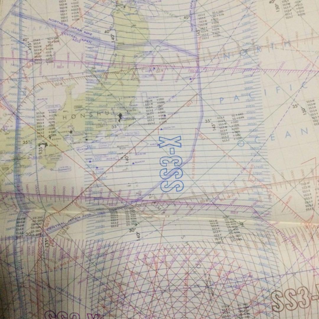 値下げ　ビンテージ　アメリカ軍戦略航空図　他