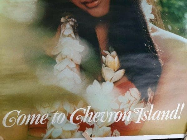 非売品★昭和レトロ★80年代★海外旅行 ハワイ フラダンス 美女 宣伝ポスター