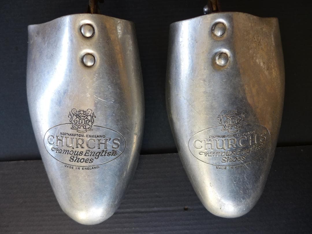 時代物　戦前　古いCHURCH’S シューキーパー　7x8 M 英国製　レトロ