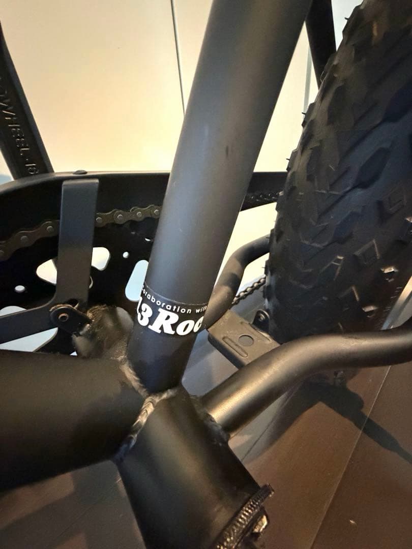 BRONX20 ファットバイク CUSTOM マットブラック　完全室内保管