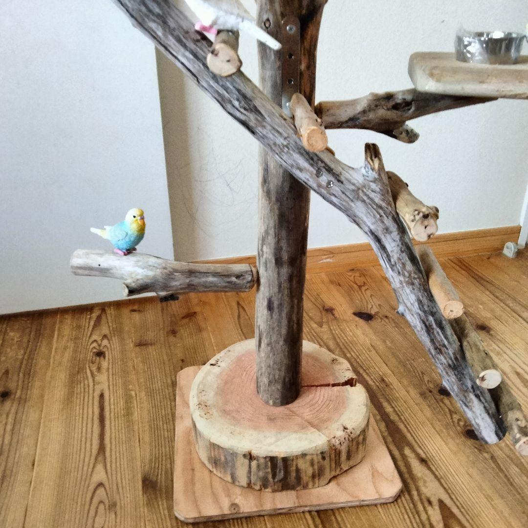 はな バードアスレチックジム ㊽ 天然木 自然木 止まり木 インコ オウム
