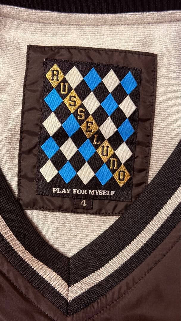 ラッセルノ ゴルフウェア Vネック ブルゾン ウインドブレーカー サイズ4